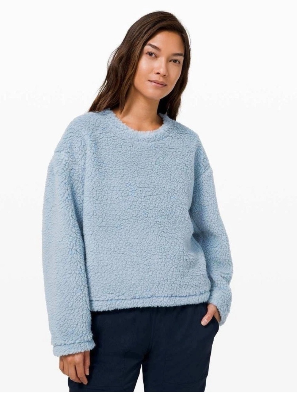 Lululemon Wool Whenever Crew Chambray
